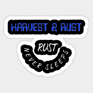 Harvest & Rust Rust Sleep Sticker